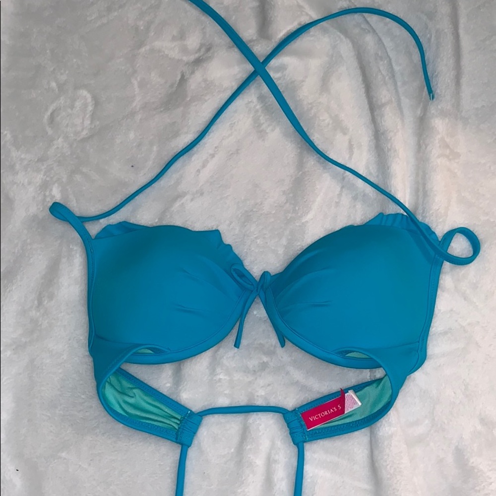 Victoria Secret blue bikini top